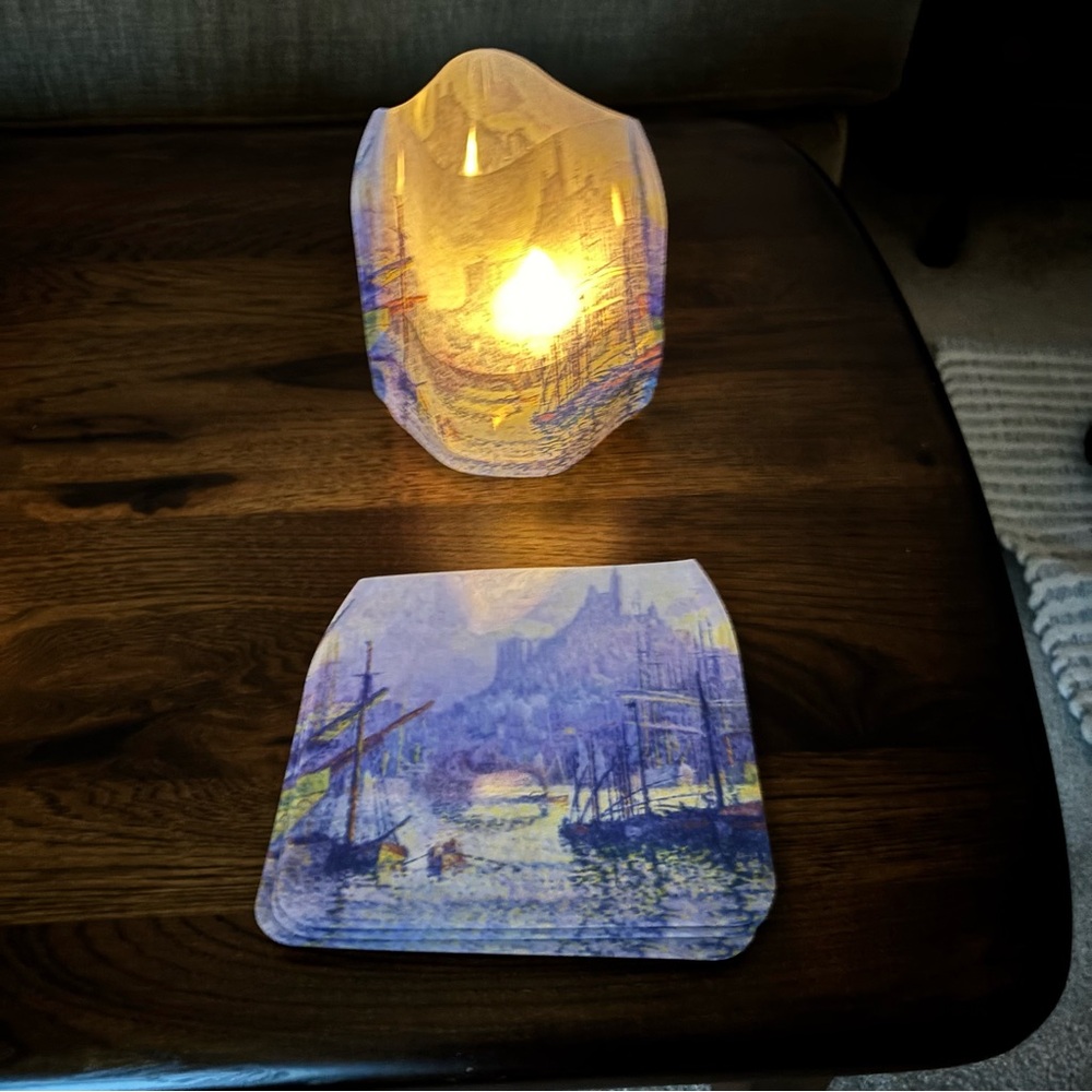 Modgy Luminary lanterns, 4 pack, Paul Signac Notre Dame.